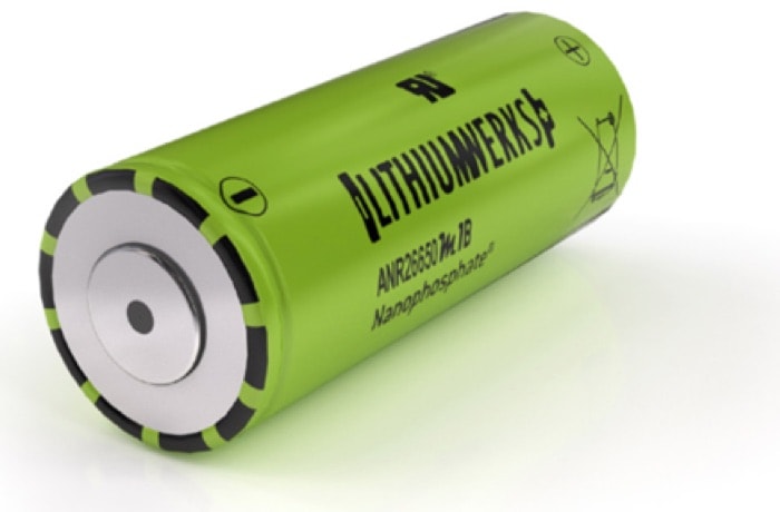 LithiumWerks ANR26650m1B cell