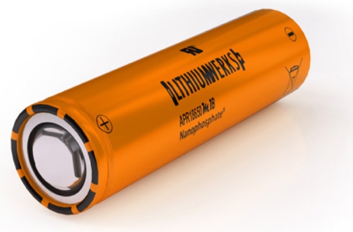 LithiumWerks APR18650m1B cell